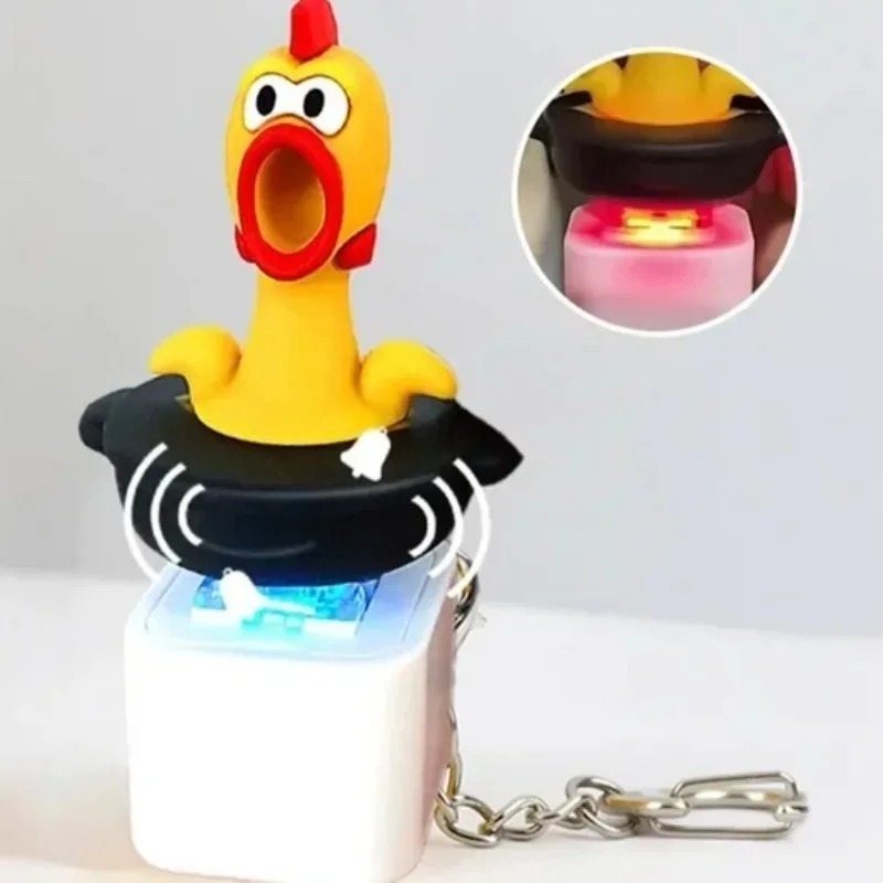 Pendant Light Shade - 1-2 SZT. Krzykliwa Kurczak-Brelok z Efektem