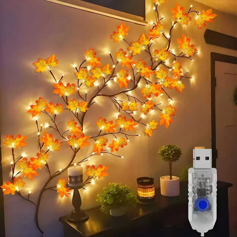 Home Lighting And Decor - DIY Zawieszka w kształcie liścia klonowego