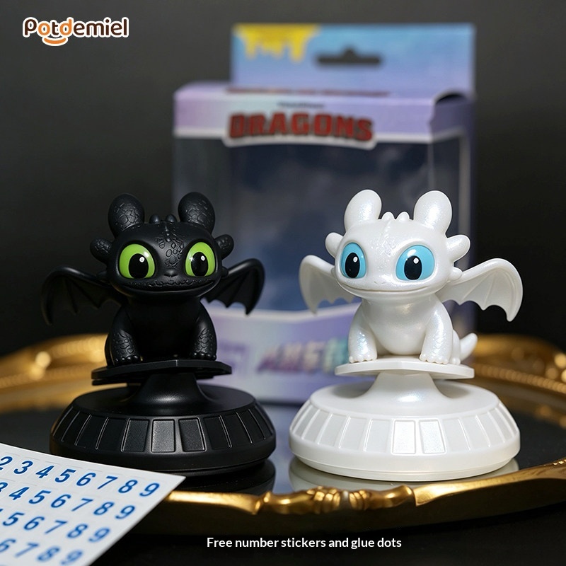 Decor Lighting Phone Number - Figurka smoka Potdemiel Toothless, tymczasowa tabliczka