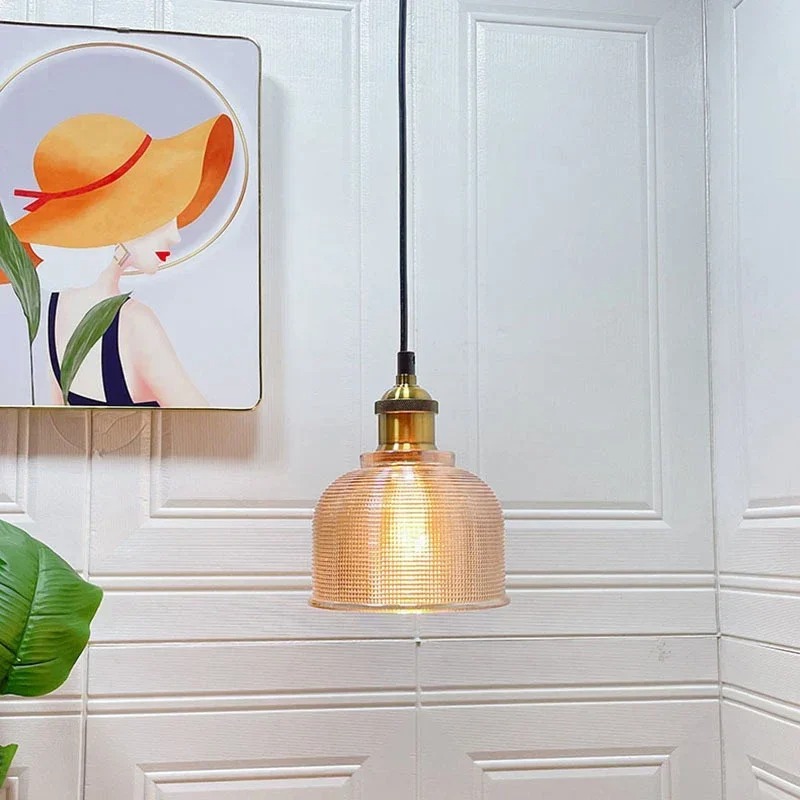 Lampy wiszące z vintage szkła, – Lighting Room Decor Items recenzja i cena