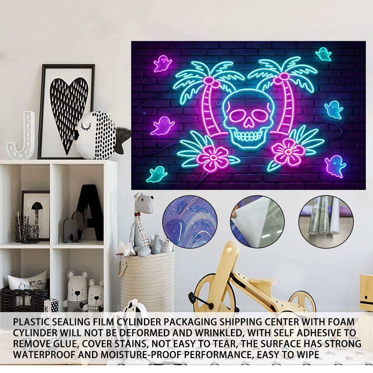 Naklejka ścienna z neonowym ef – Wall Decor Lighting Tree recenzja i cena