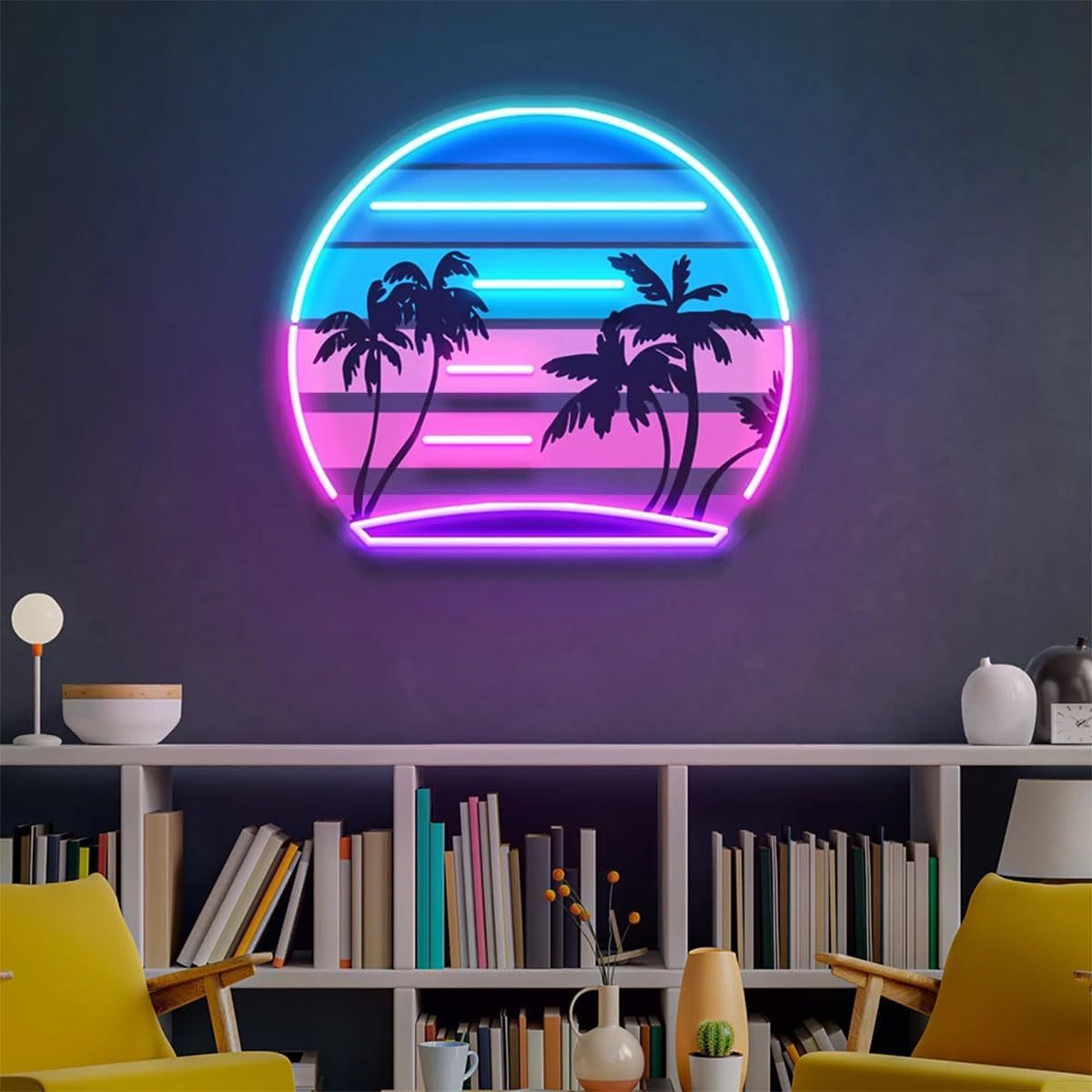 Tropikalny Retro Vintage Znak  – Wall Decor Lighting Tree recenzja i cena