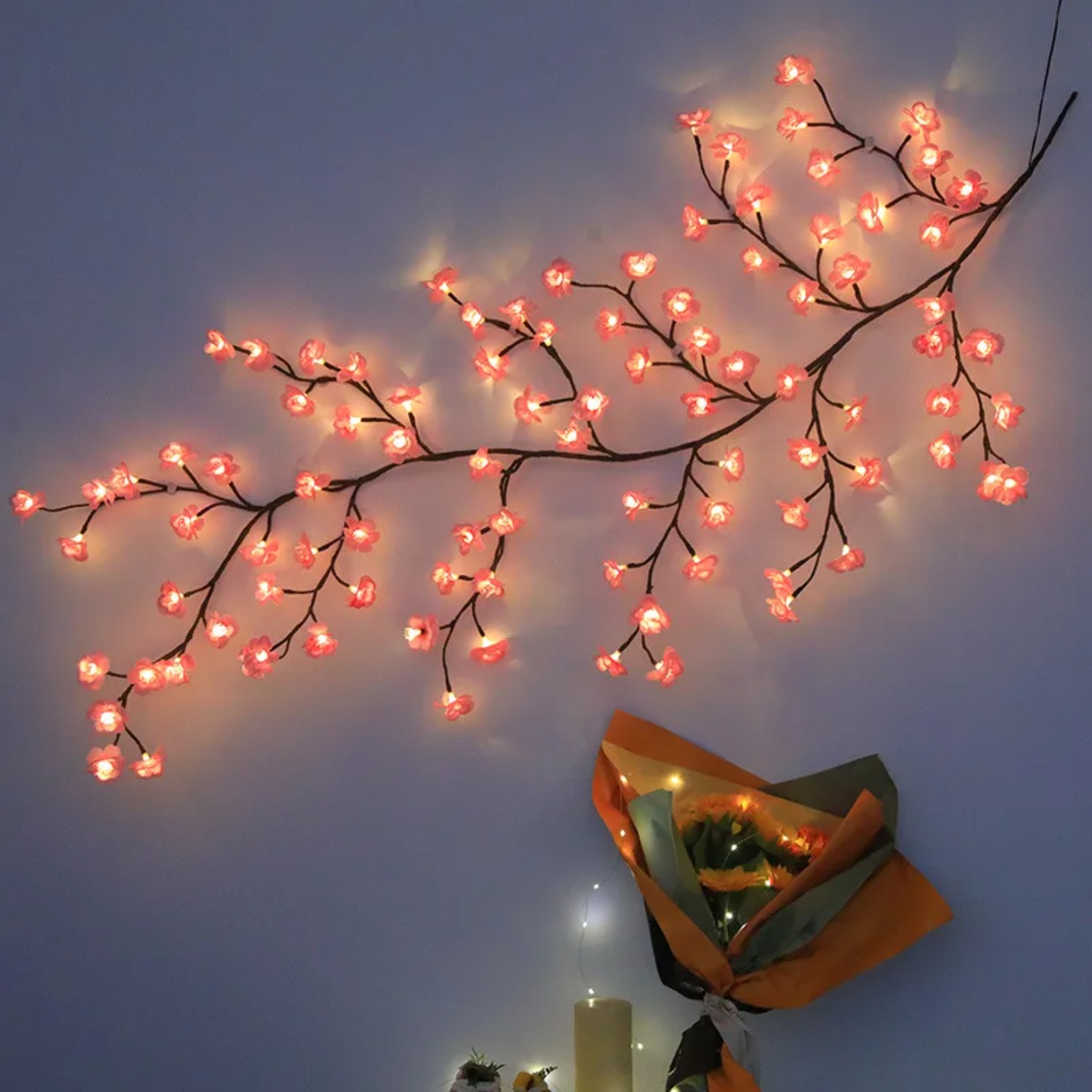 1.8M Drzewko LED z kwiatami wi – Wall Decor Lighting Tree recenzja i cena