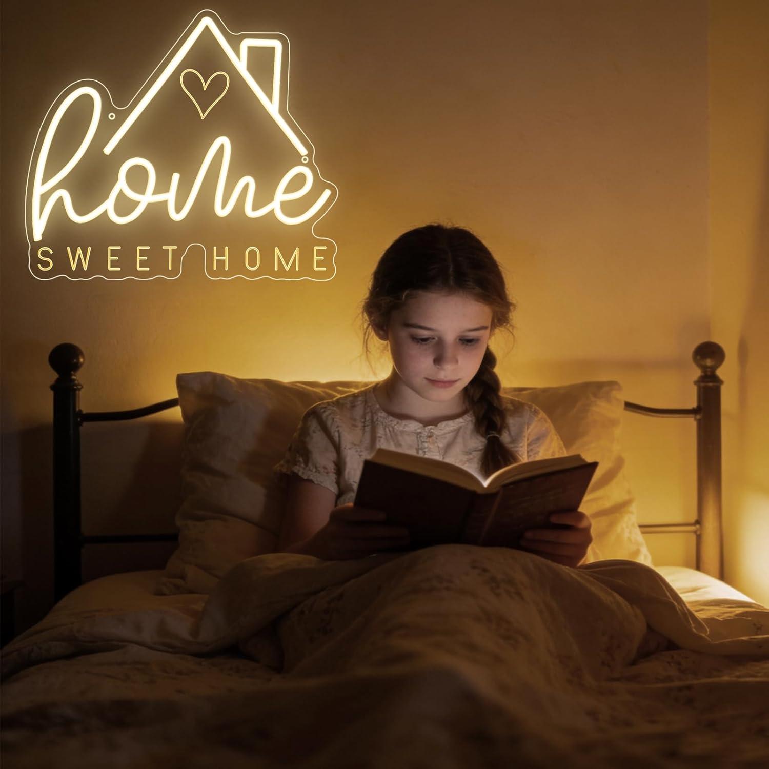 Neonowy znak Sweet Home, ściem – Home Lighting And Decor recenzja i cena