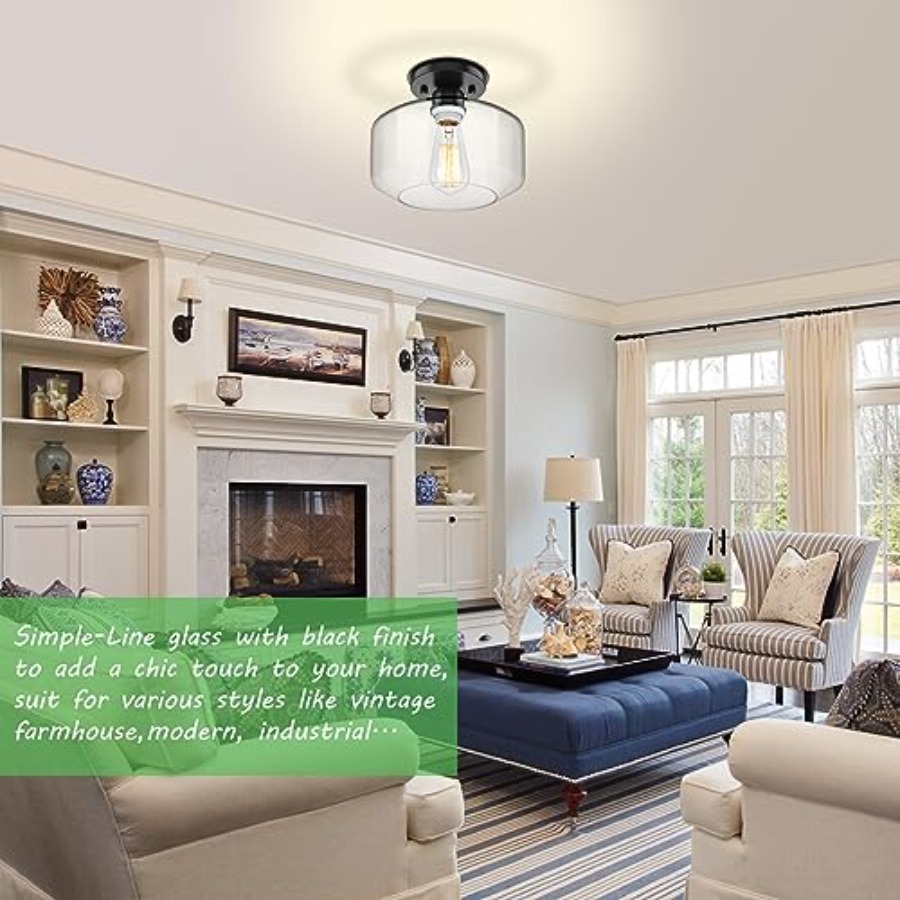 Lampa sufitowa pół-wpuszczana, – Pendant Light Shade recenzja i cena