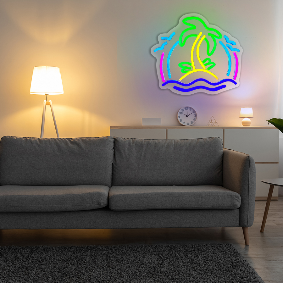 Neonowy znak z motywem drzewa  – Wall Decor Lighting Tree recenzja i cena