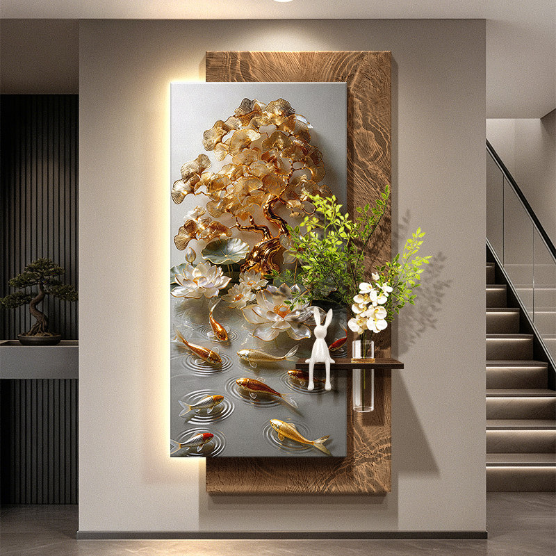 Obraz z dziewięcioma rybami, s – Wall Decor Lighting Tree recenzja i cena