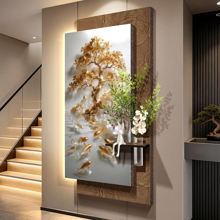 Obraz z dziewięcioma rybami, s – Wall Decor Lighting Tree recenzja i cena