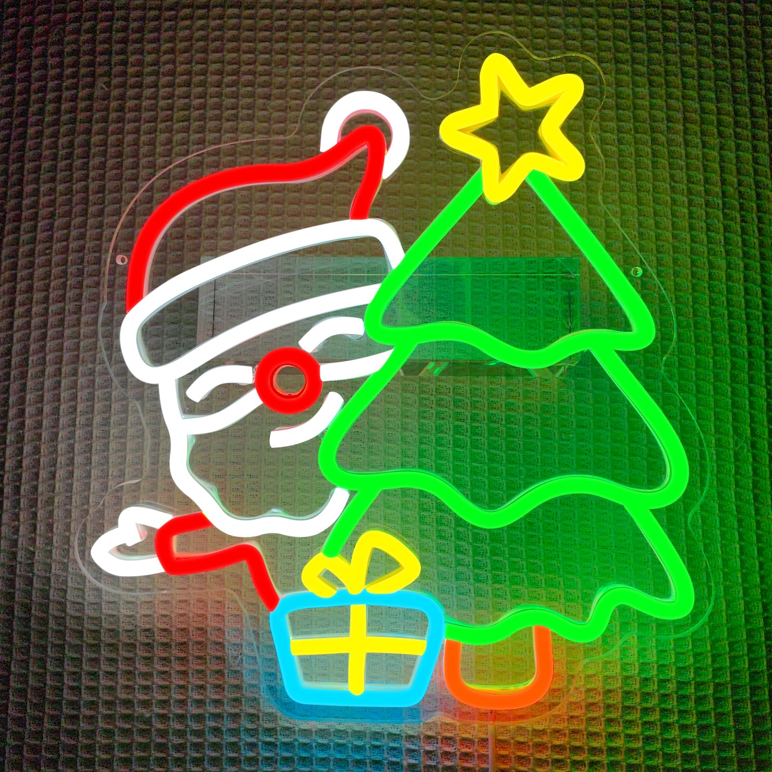 Neonowy znak Świętego Mikołaja – Wall Decor Lighting Tree recenzja i cena