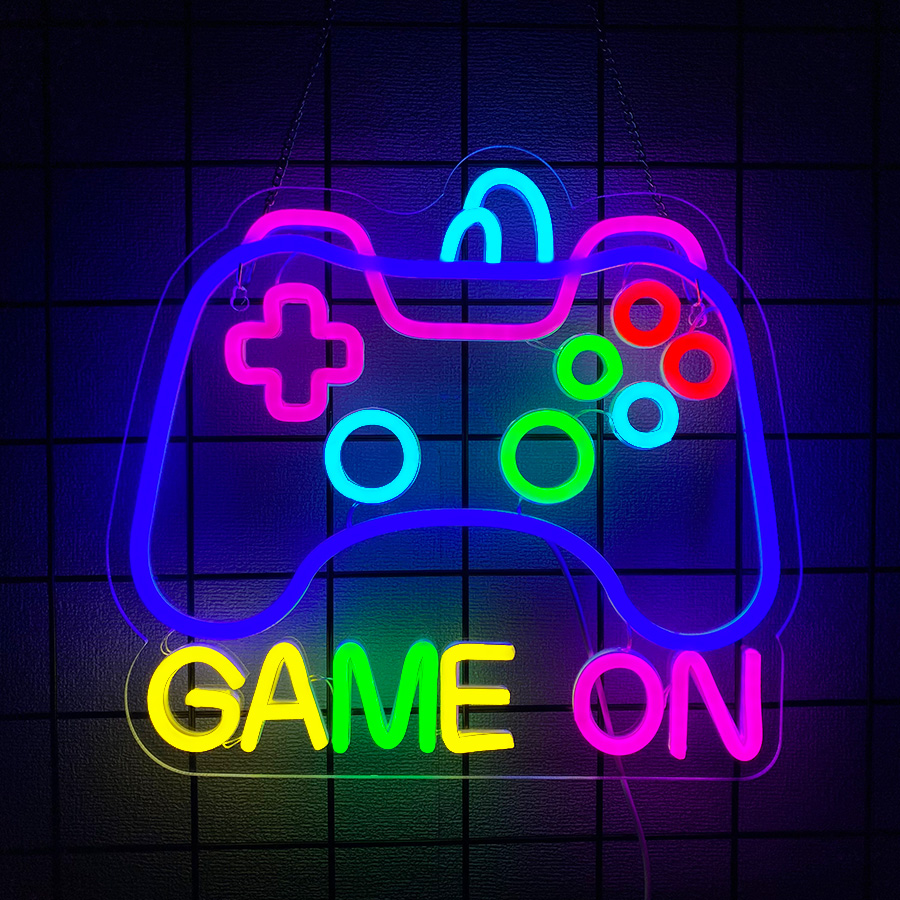 Neonowy szyld z serii Game On  – Lighting Decoration On Wall recenzja i cena