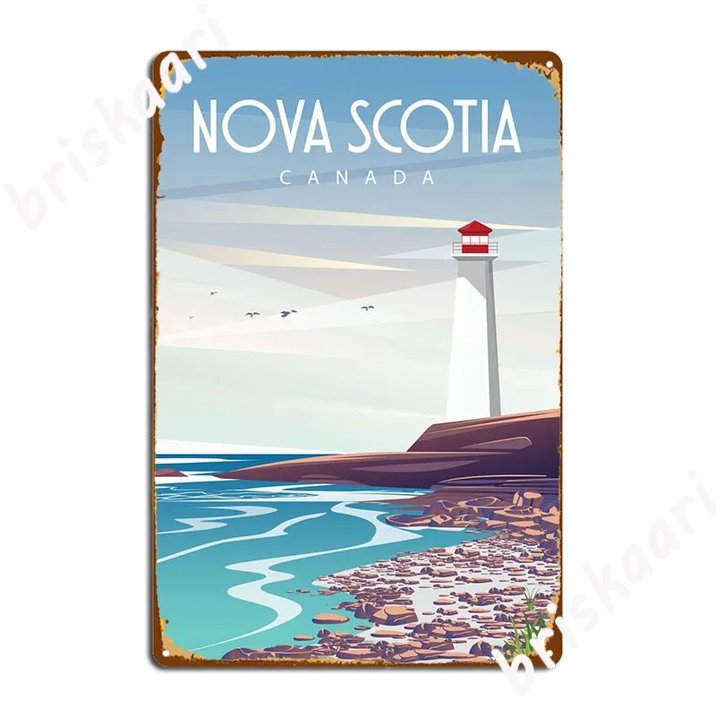 Nova Scotia Metal Sign Designi – Nova Decor & Lighting Vase Glass Brun 26Cm recenzja i cena