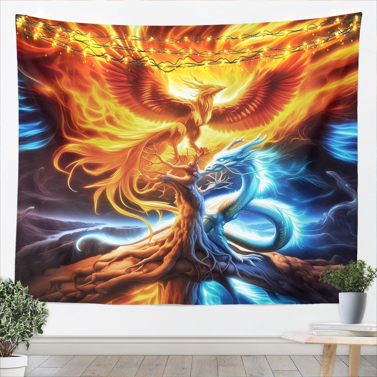Luksusowa, mistyczna gobelinow – Wall Decor Lighting Tree recenzja i cena