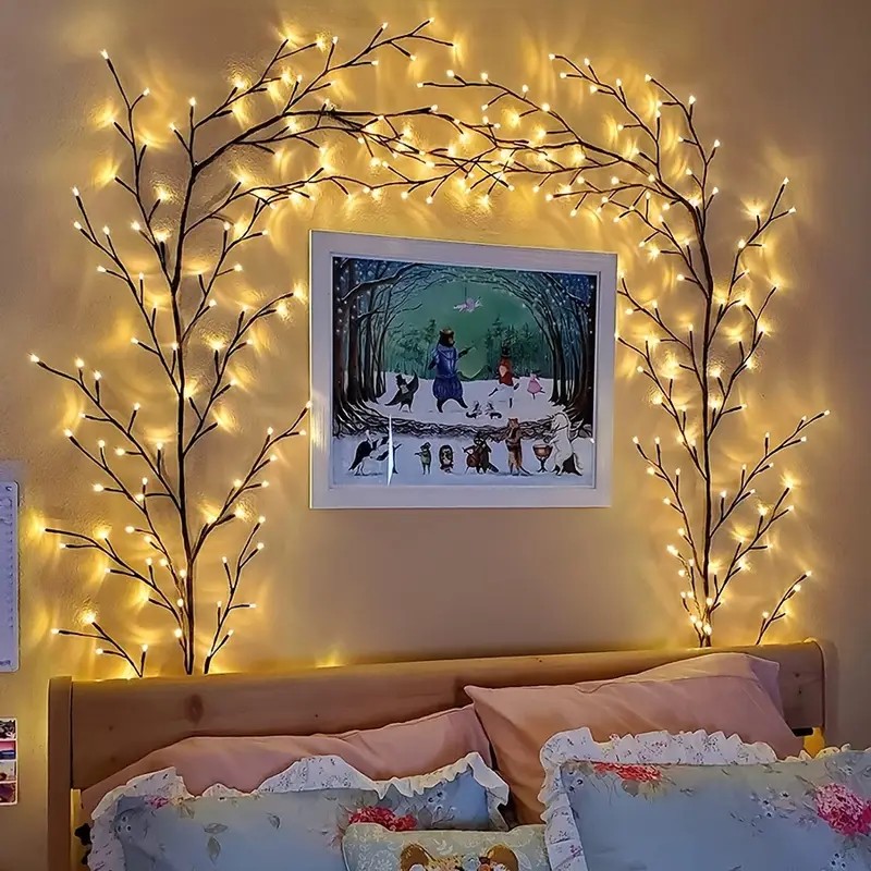 144 LED Lampki Sznurkowe Gałąz – Wall Decor Lighting Tree recenzja i cena