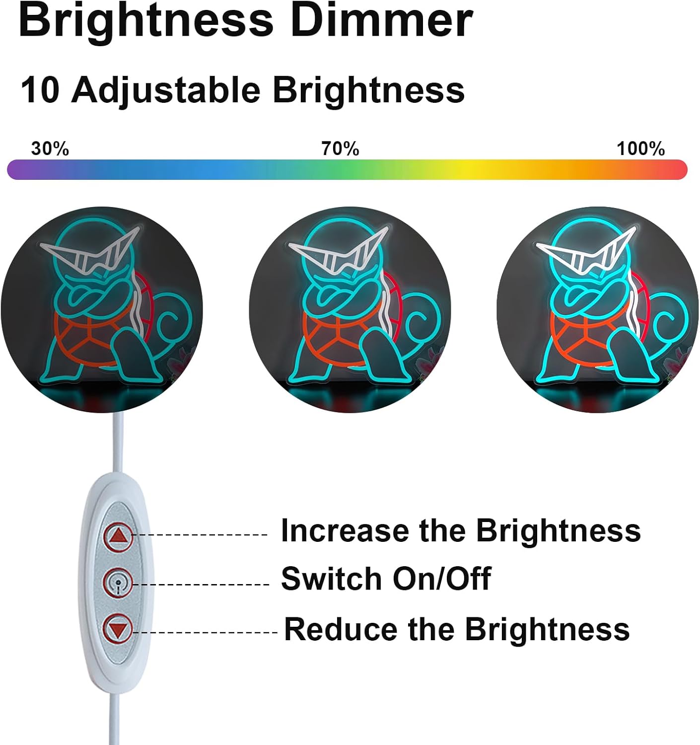Neonowy Znak LED Pokemon Squir – Lighting Room Decor Items recenzja i cena