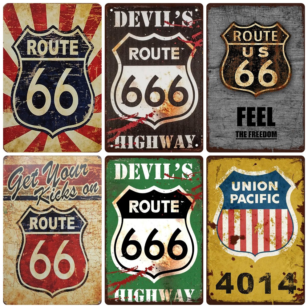 Metalowa tabliczka Mother Road – Lighting Effect Home Decor recenzja i cena